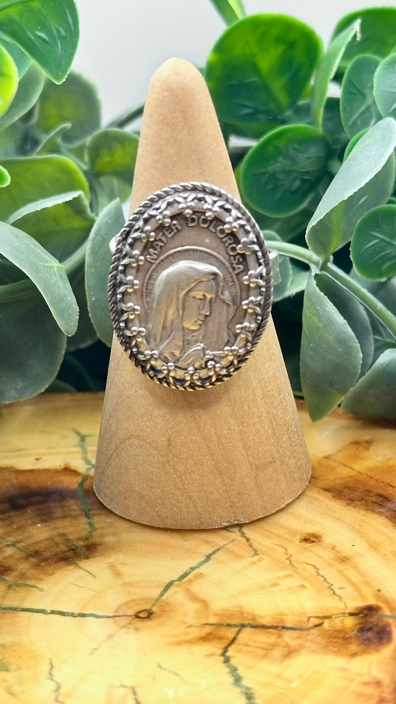 Our Lady of Sorrows Sterling Silver Ring