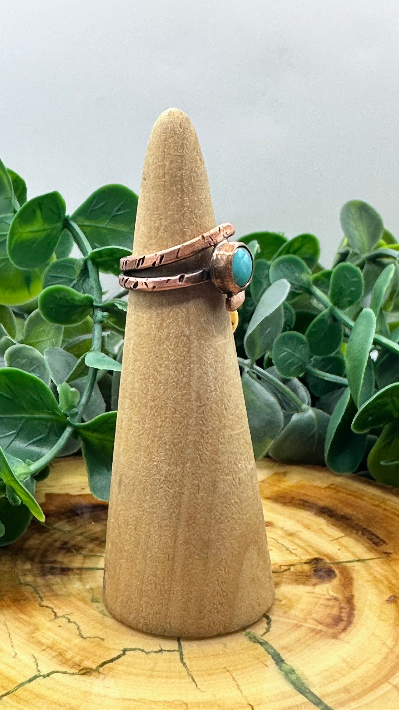 Turquoise Copper ring