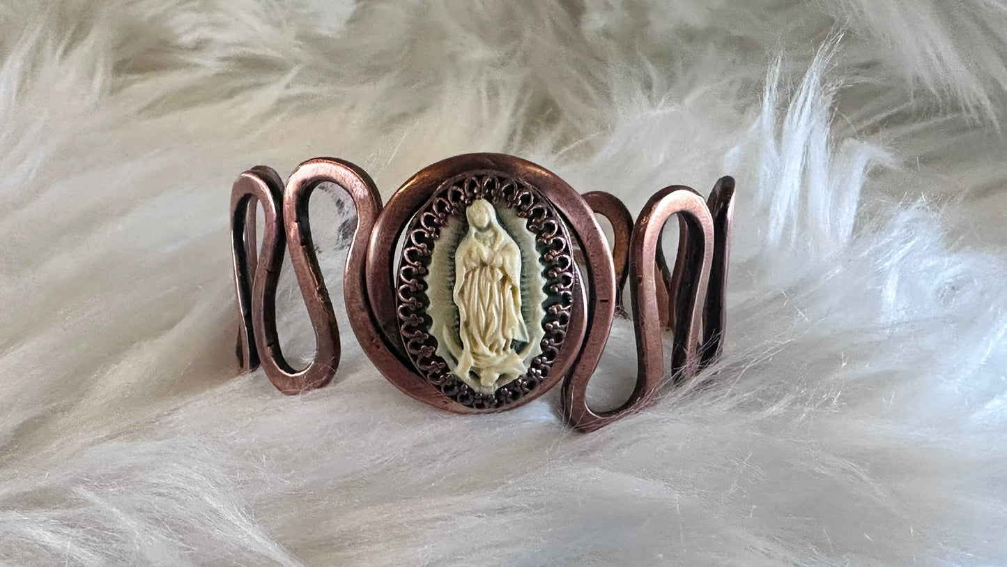 Our Lady of Guadalupe Copper Bracelet
