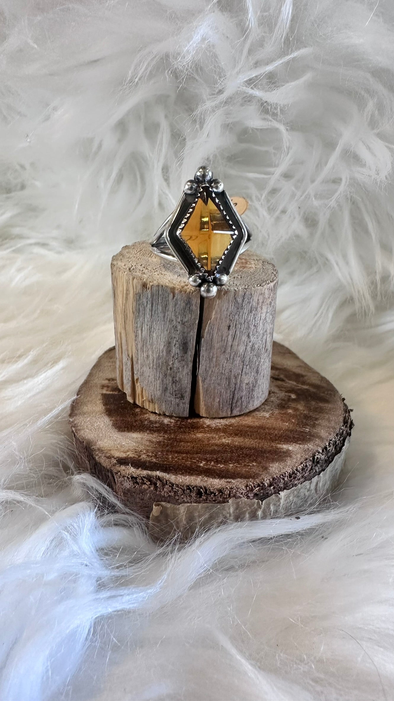 Citrine Sterling Silver Ring