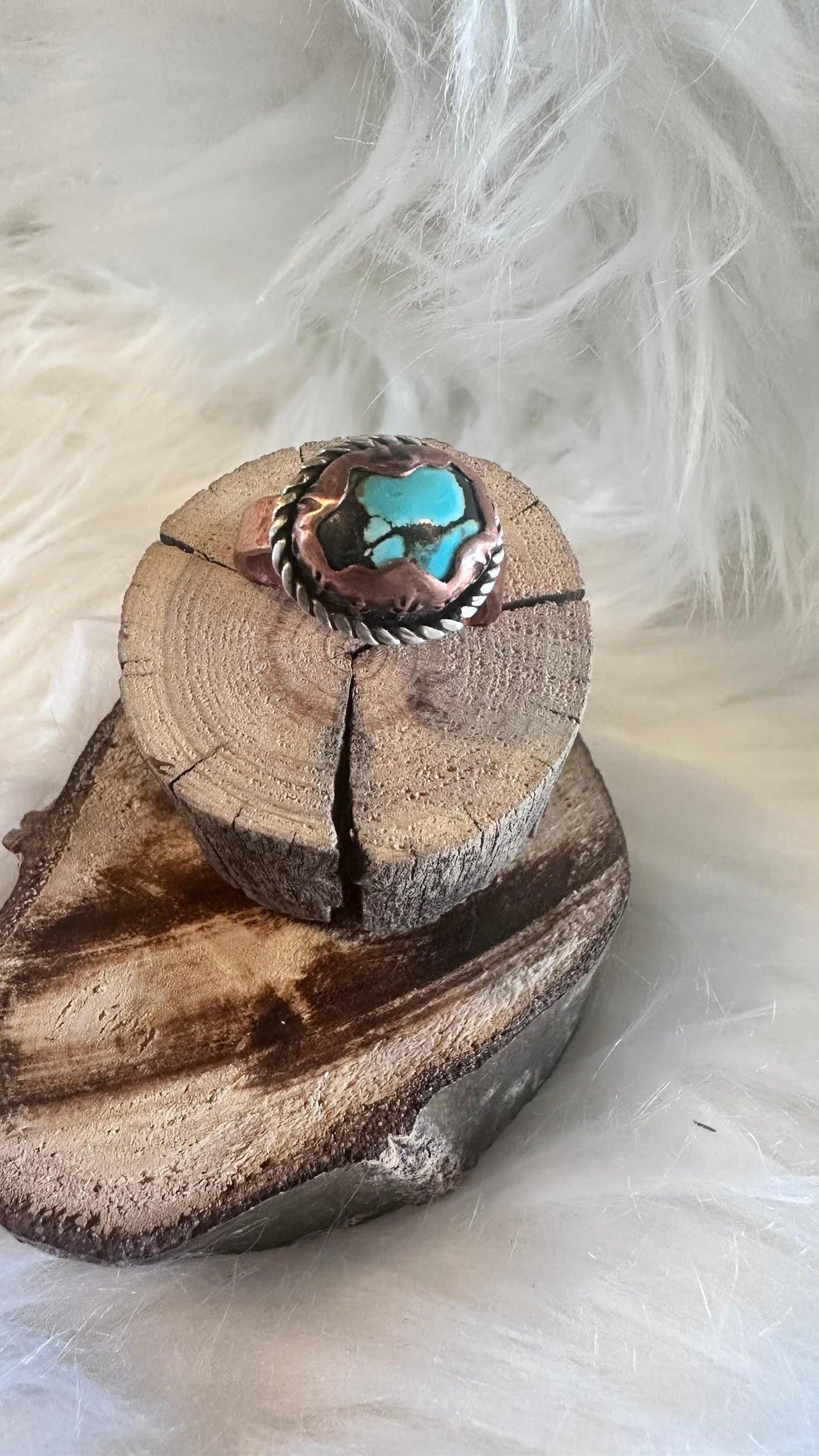 Turquoise Copper Ring