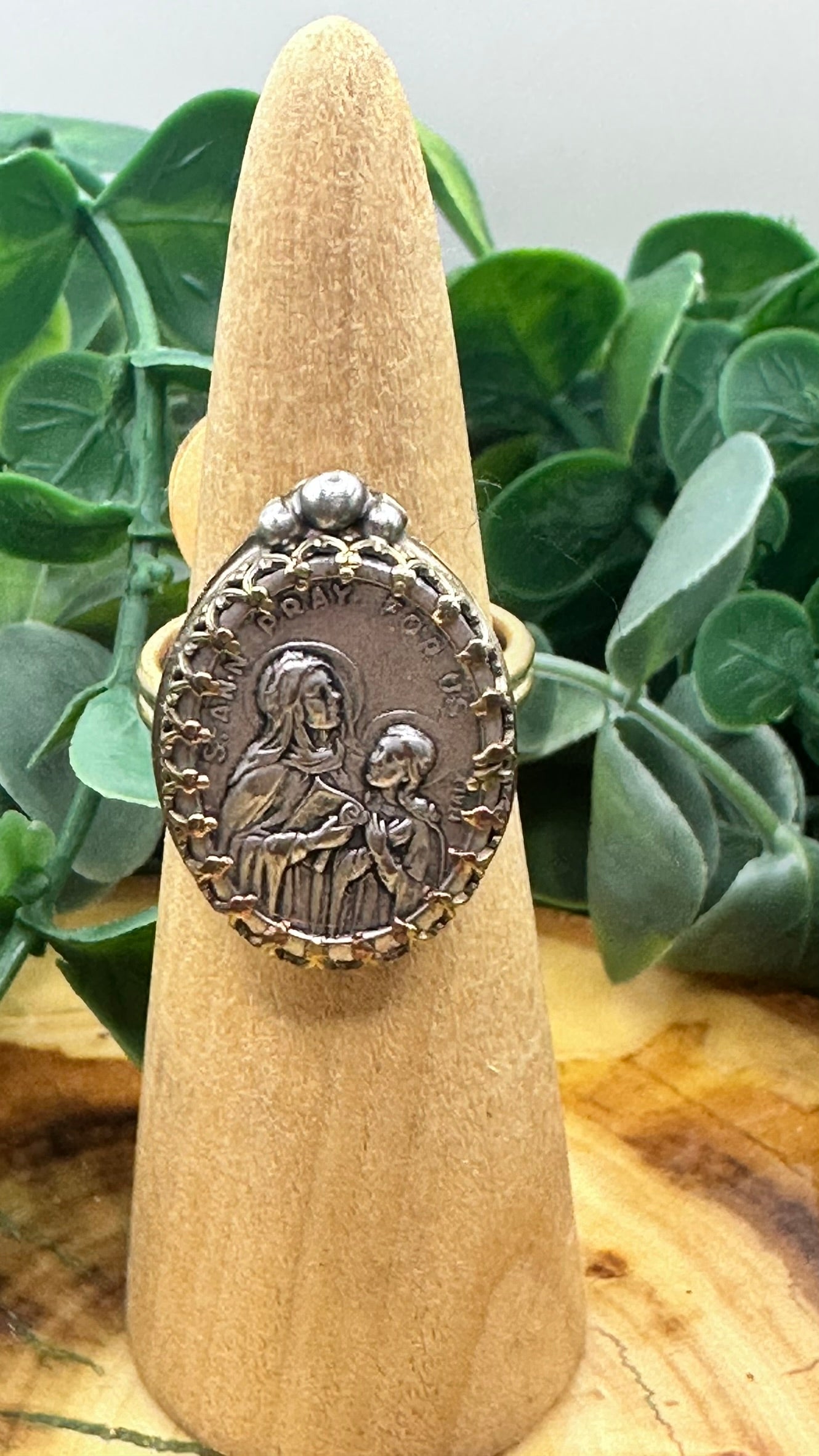 Brass St. Anne Ring