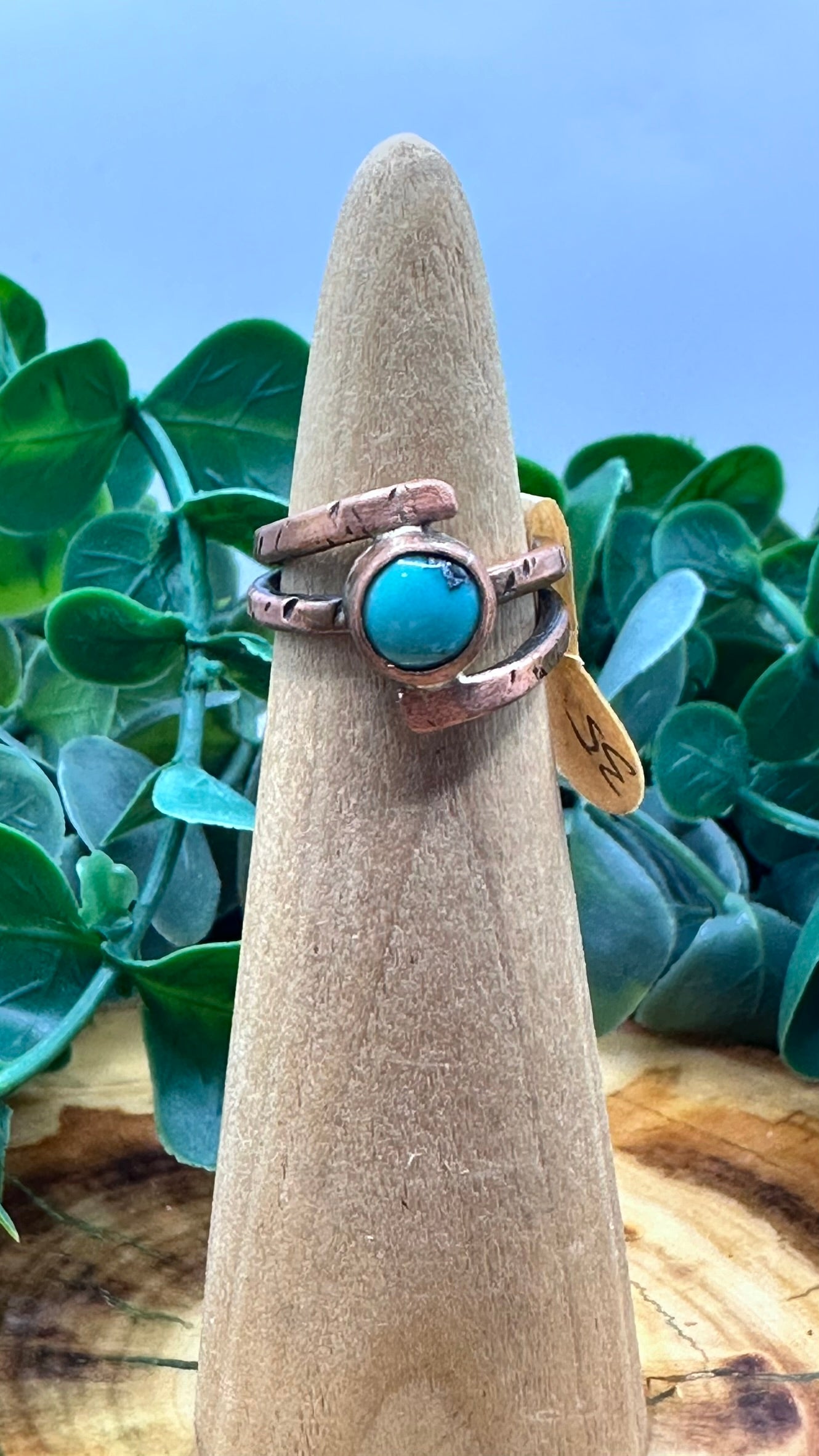 Turquoise Copper ring