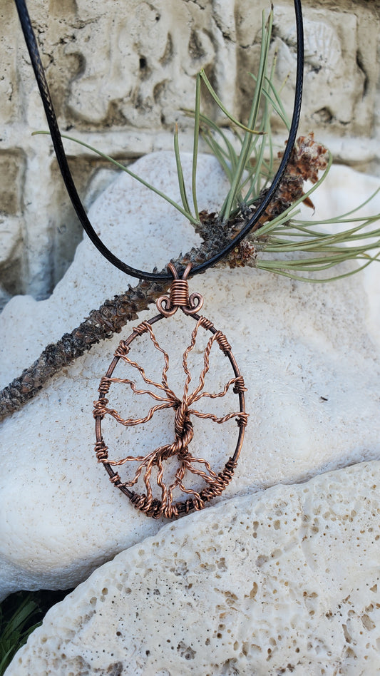 Antique Copper Tree of Life