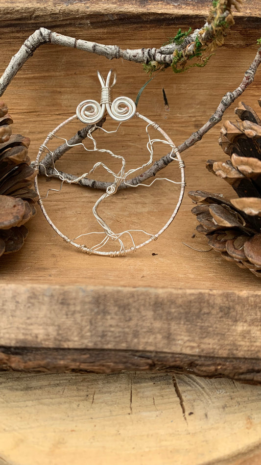 Large bare Tree of Life pendant